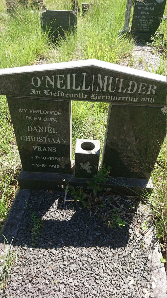 O'NEILL Daniel Christiaan Frans 1951-1999