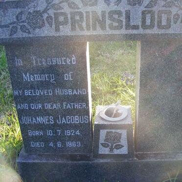 PRINSLOO Johannes Jacobus 1924-1963