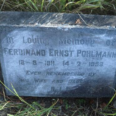 POHLMANN Ferdinand Ernst 1911-1959