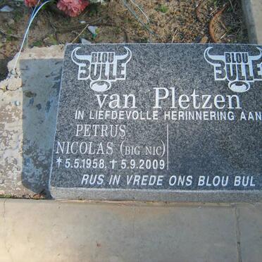 PLETZEN Petrus Nicolas, van 1958-2009