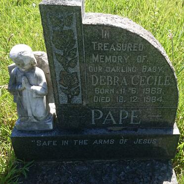 PAPE Debra Cecile 1963-1964