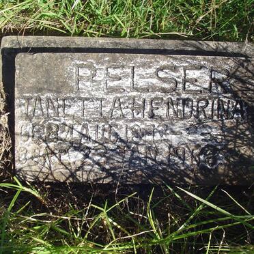 PELSER Janetta Hendrina 1892-1963