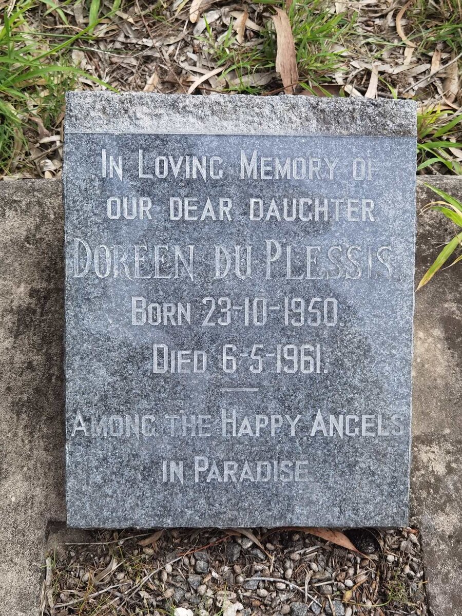 PLESSIS Doreen, du 1950-1961