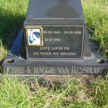 RENSBURG Chris, van 1945-1999 &amp; Maggie 1962-