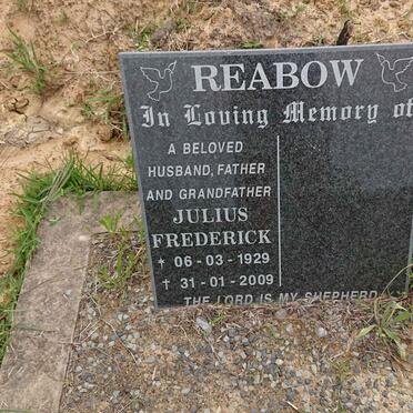 REABOW Julius Frederick 1929-2009