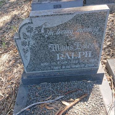 RALPH Mavis Eileen 1914-1984