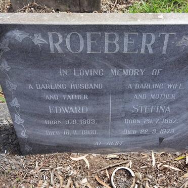 ROEBERT Edward 1883-1960 & Stefina 1887-1979
