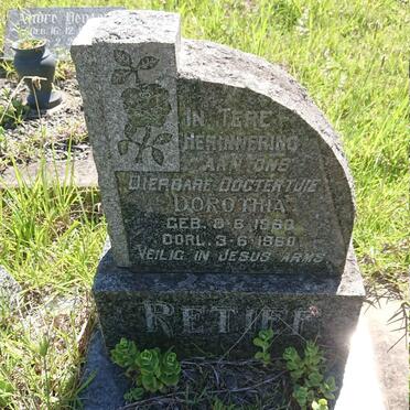 RETIEF Dorothia 1960-1960