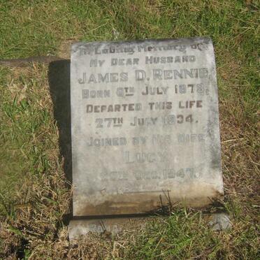 RENNIE James D. 1873-1934 &amp; Lucy -1947