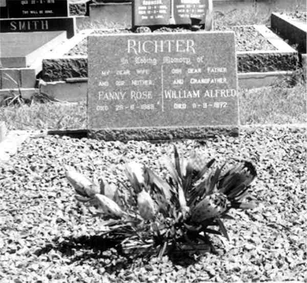 RICHTER William Alfred -1972 &amp; Fanny Rose -1968