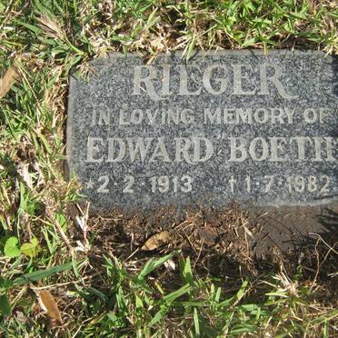 RIEGER Edward 1913-1982