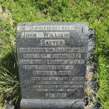 SALTER John William 1978-1952