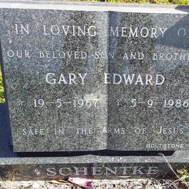 SCHENTKE Gary Edward 1967-1986