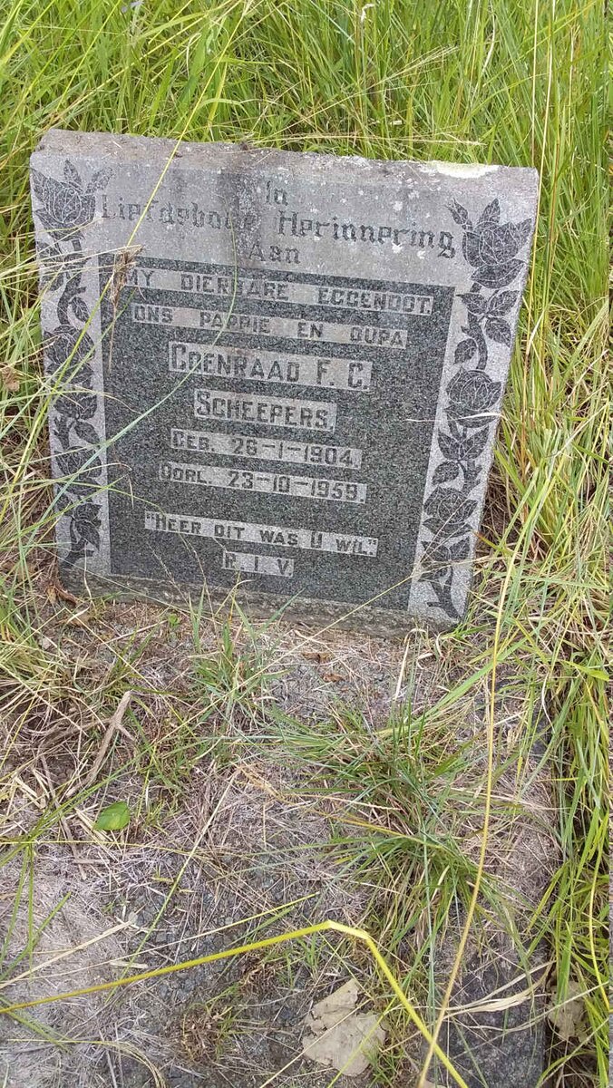 SCHEEPERS Coenraad F.C. 1904-1959