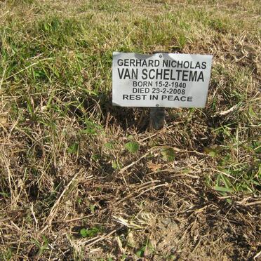 SCHELTEMA Gerhard Nicholas, van 1940-2008