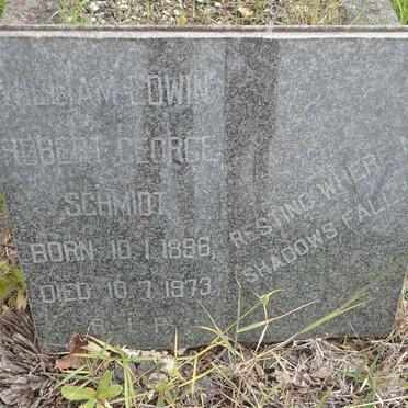 SCHMIDT William Lowin Robert George 1896-1973