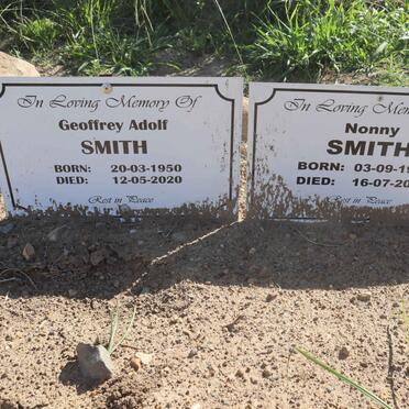 SMITH Geoffry Adolf 1950-2020 &amp; Nonny 1953-2021