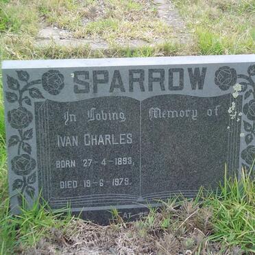 SPARROW Ivan Charles 1893-1979