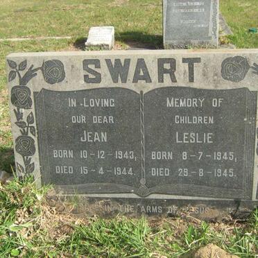 SWART Jean 1943-1944 :: SWART Leslie 1945-1945