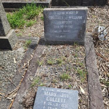 THOMPSON Aubrey William  -1961 :: COLLETT Mary Joy 1936-1986 _1