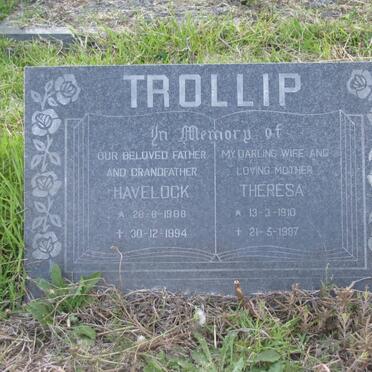 TROLLIP Havelock 1908-1994 &amp; Theresa 1910-1987