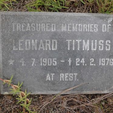 TITMUSS Leonard 1905-1976