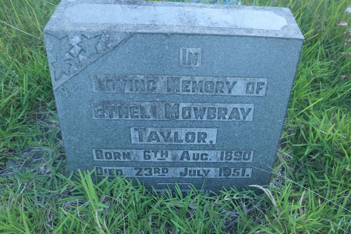 TAYLOR Ethel Mowbray 1890-1951