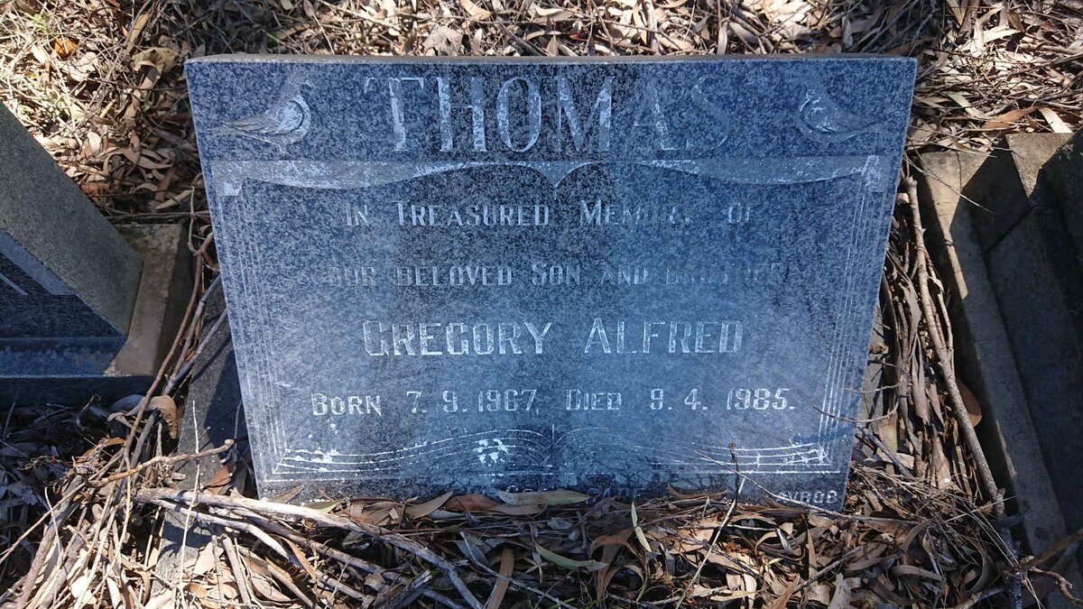 THOMAS Gregory Alfred 1967-1985