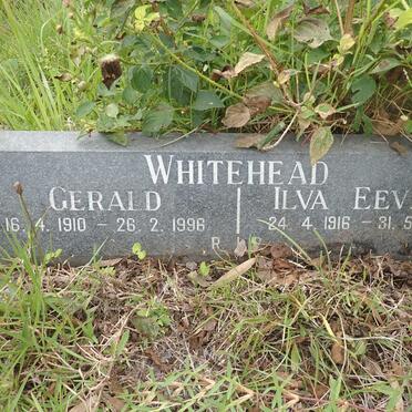WHITEHEAD Gerald 1910-1996 &amp; Ilva Eevlyn 1916-2002