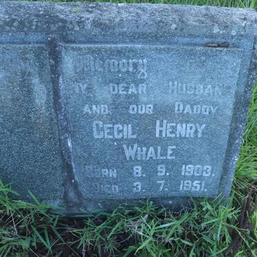 WHALE Cecil Henry 1903-1951