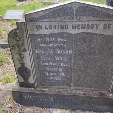 WYK Martha Susan, van 1933-1961