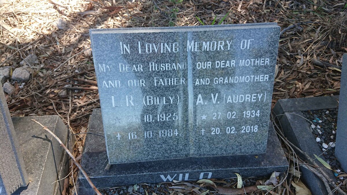 WILD L.R. 1925-1984 &amp; A.V. 1934-2018