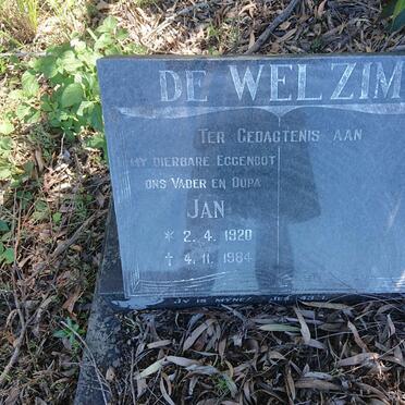 WELZIM Jan, de 1920-1984