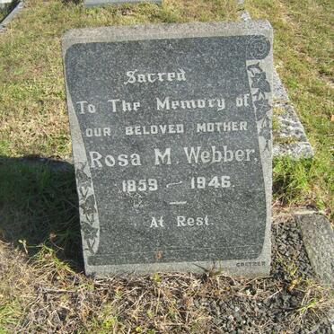 WEBBER Rosa M. 1859-1946