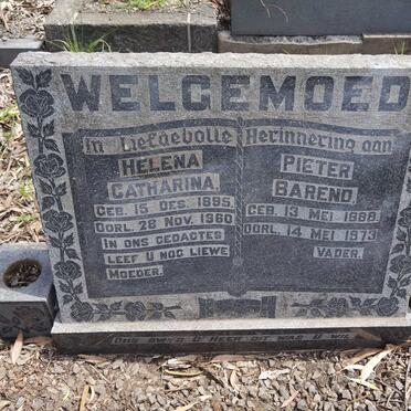 WELGEMOED Pieter Barend 1888-1973 & Helena Catharina 1895-1960