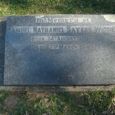 WIGGILL Samuel Nathaniel Sayers 1867-1945