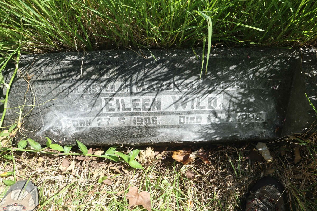 WILD Eileen 1906-1995