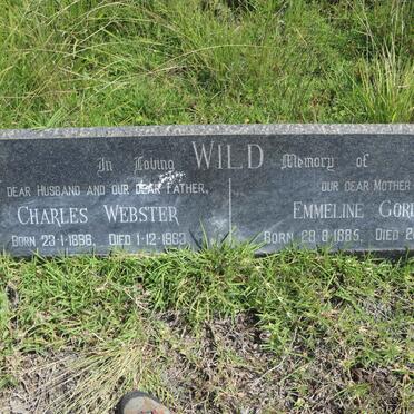WILD Charles Webster 1896-1963 &amp; Emmeline Gordon 1885-1978