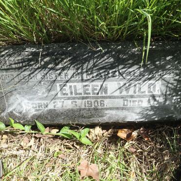 WILD Eileen 1906-1995