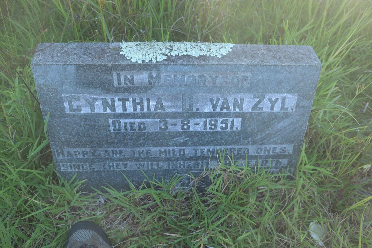 ZYL Cynthea D., van -1951