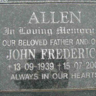 ALLEN John Frederick 1939-2004