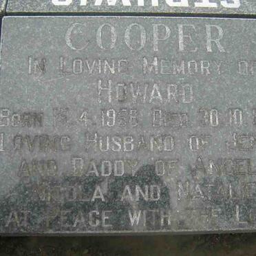 COOPER Howard 1956-1993 (R20)