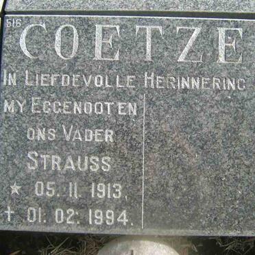 COETZEE Strauss 1913-1994