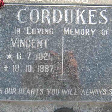 CORDUKES Vincent 1921-1987