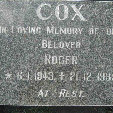 COX Roger 1943-1985