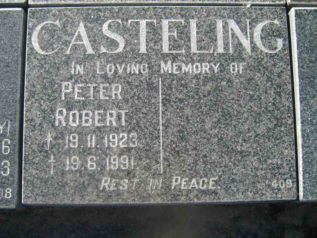 CASTELING Peter Robert 1923-1991