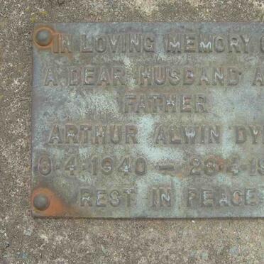 DYER Arthur Alwin 1940-1979