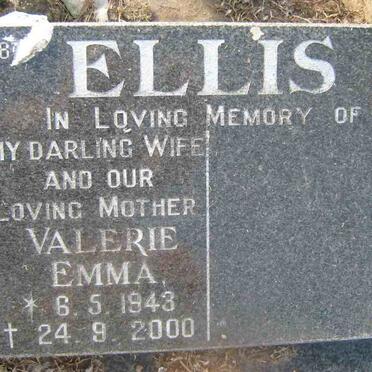 ELLIS Valerie Emma 1943-2000