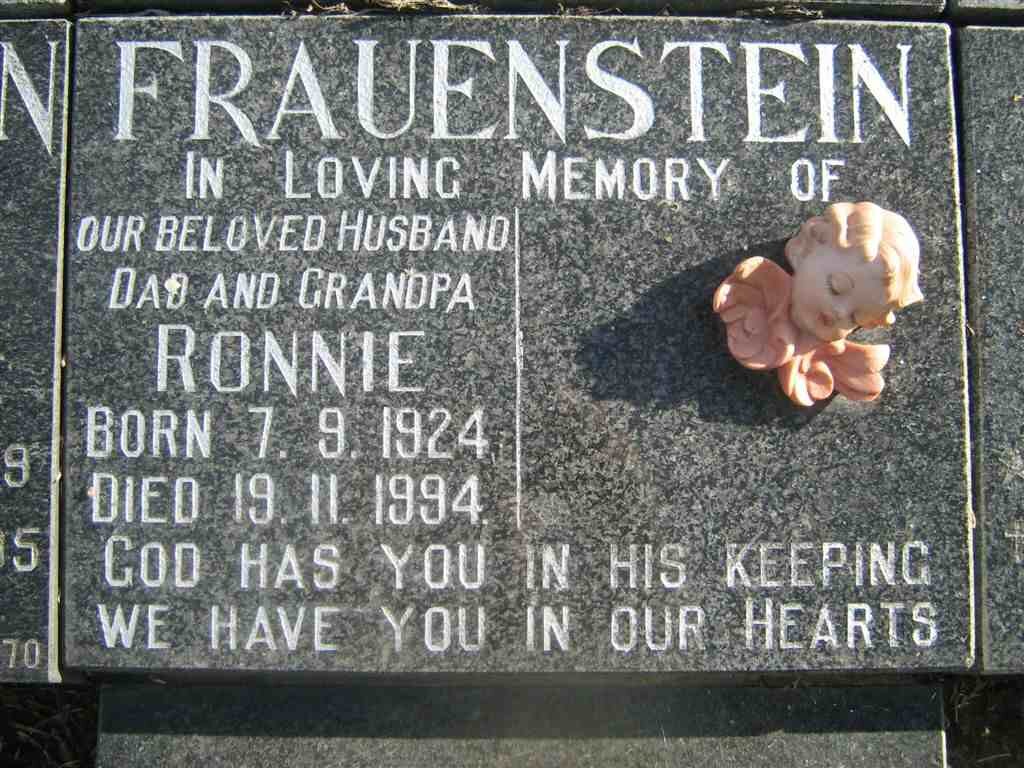 FRAUENSTEIN Ronnie 1924-1994