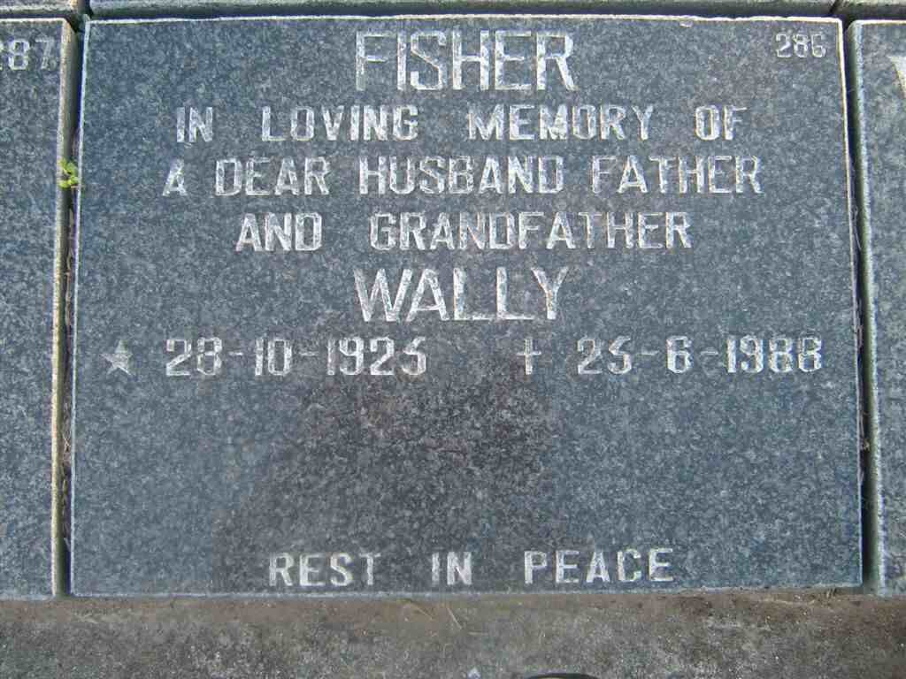 FISHER Wally 1925-1988